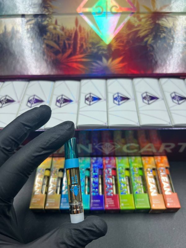 CLEAN CARTS 1G DIAMONDS + LIVE RESIN