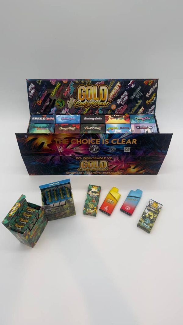 GOLD COAST CLEAR 2G DISPOSABLE