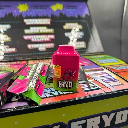 NEW FRYD 3G DISPOSABLE W/ GUMMIES LIQUID BATTER + LIVE RESIN