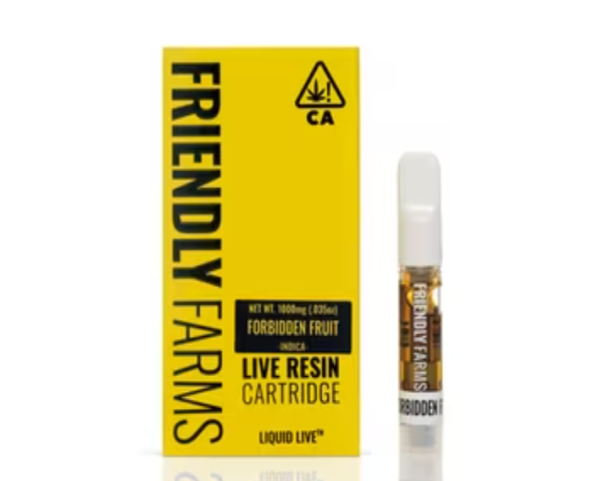 Friendly Farms | Forbidden Fruit Live Resin Cartridge