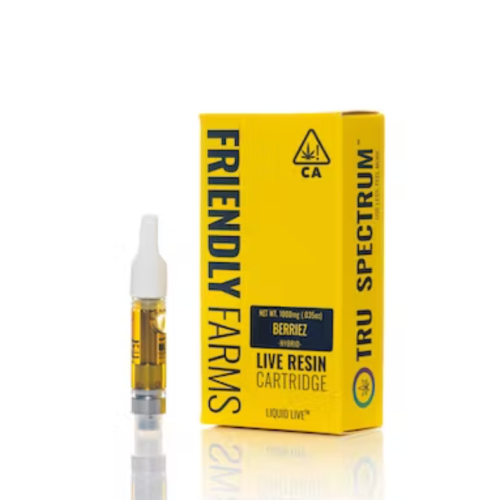 Friendly Farms | Berriez Live Resin Cartridge