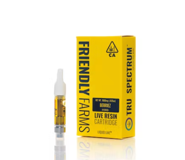 Friendly Farms | Berriez Live Resin Cartridge