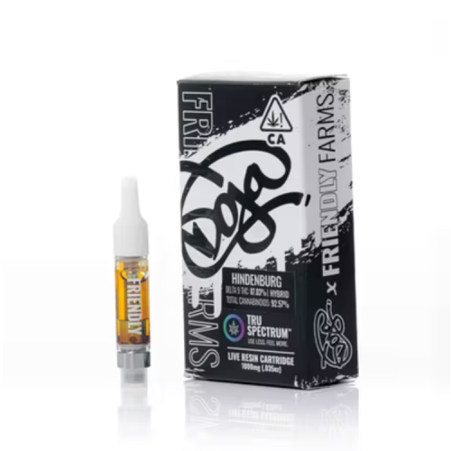 Friendly Farms X Doja Pak | Hindenburg Live Resin Cartridge