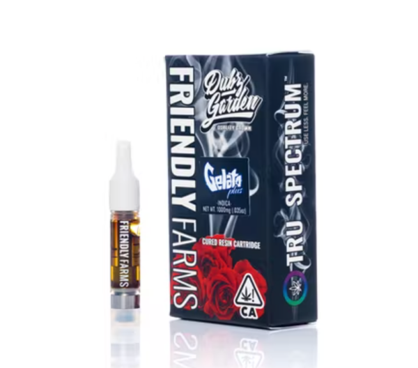 Friendly Farms X Dubz Garden | Gelato Plus Cured Resin Cartridge