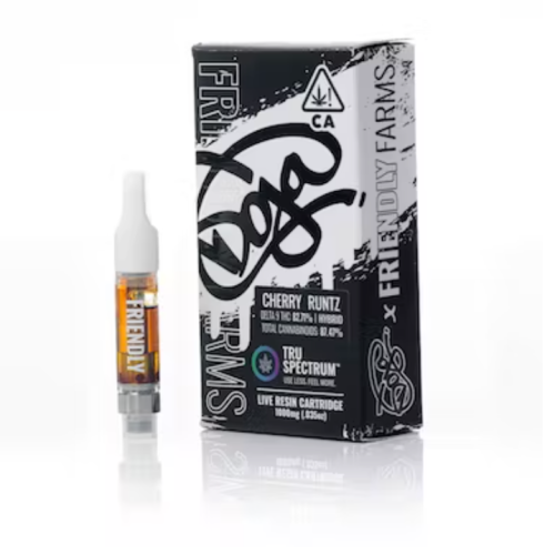 Friendly Farms X Doja Pak | Cherry Runtz Live Resin Cartridge