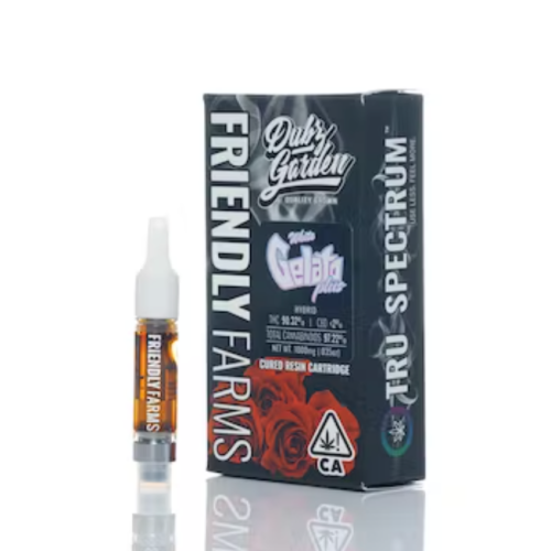 Friendly Farms X Dubz Garden | White Gelato Plus Cured Resin Cartridge