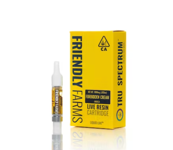 Friendly Farms | Forbidden Cream Live Resin Cartridge
