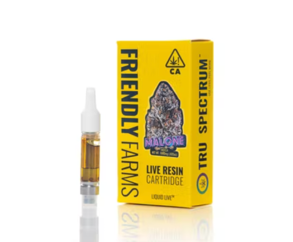 Friendly Farms | Malone Live Resin Cartridge