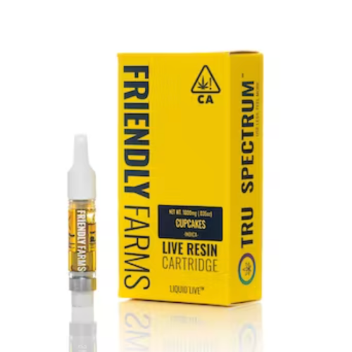 Friendly Farms | Cupcakes Live Resin Cartridge