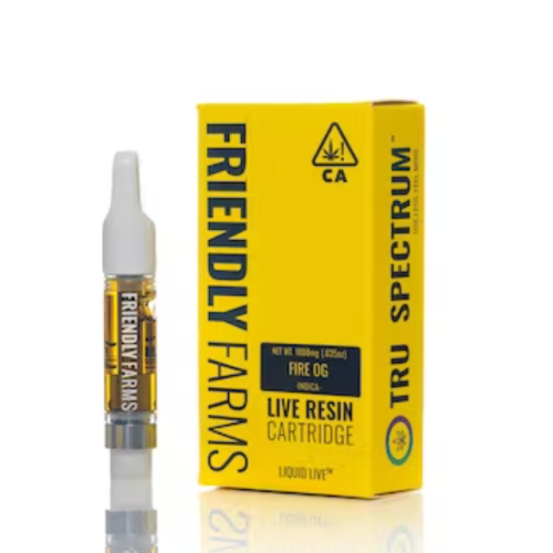 Friendly Farms | Fire OG Live Resin Cartridge