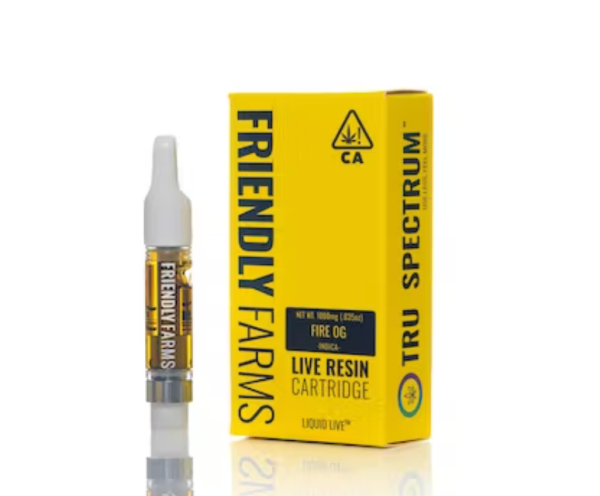 Friendly Farms | Fire OG Live Resin Cartridge