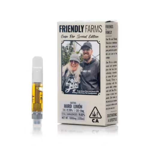 Friendly Farms X Casa Flor | Hard Limon Live Resin Cartridge