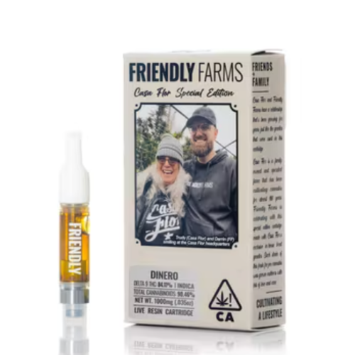 Friendly Farms X Casa Flor | Dinero Live Resin Cartridge