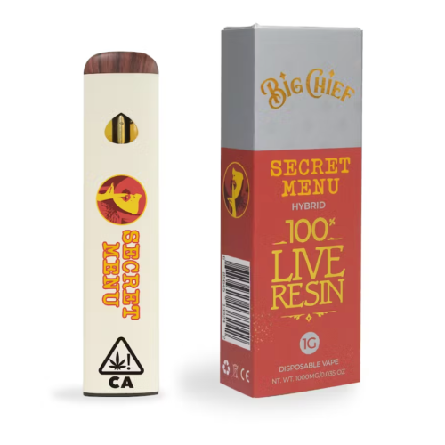 Big Chief | Secret Menu Live Resin Disposable
