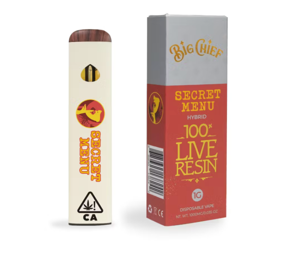 Big Chief | Secret Menu Live Resin Disposable