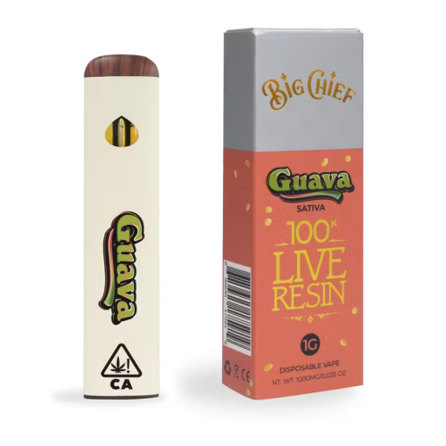 Big Chief | Guava Live Resin Disposable