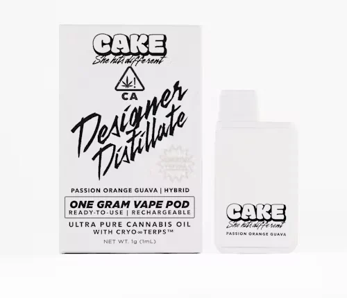 CAKE She Hits Different | Designer Distillate | Passion Orange Guava
