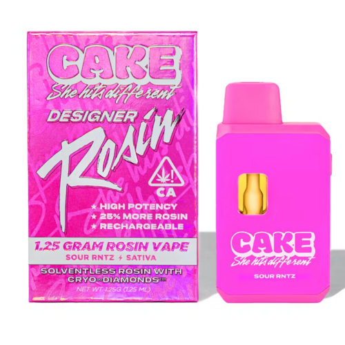 CAKE She Hits Different | Designer Rosin | Sour Rntz