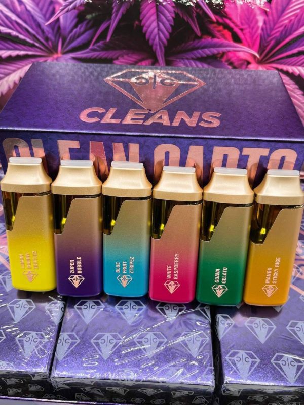 NEW PURPLE CLEAN CARTS 2G DISPOSABLE