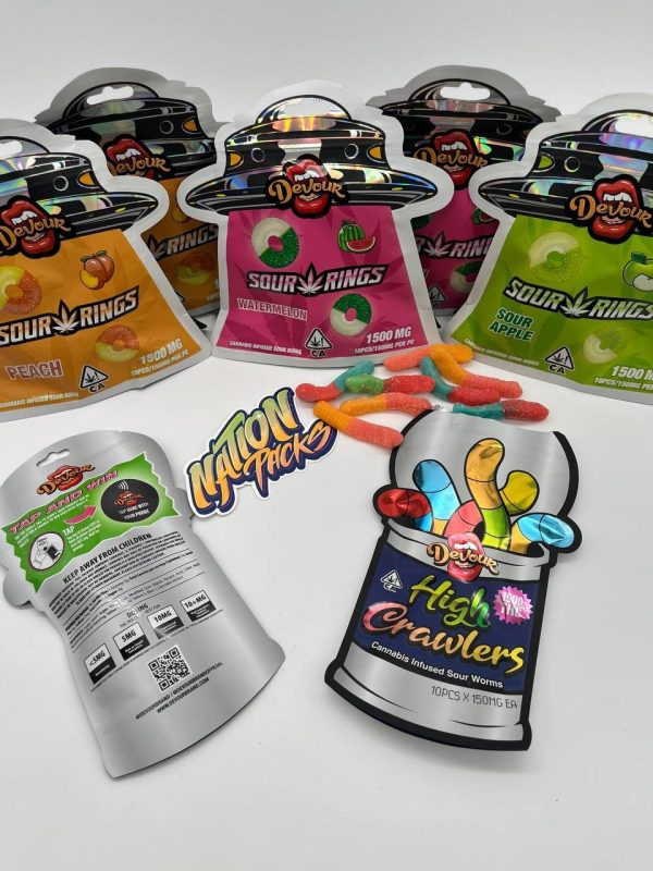 Devour High Crawlers Gummies 1500mg